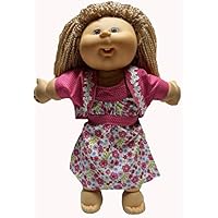 Doll Clothes Super store Raspberry Flower Sundress with Jacket Fits Cabbage Patch Kid Dolls