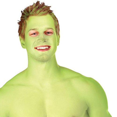 Party Ready Team Spirit Neon Glow in the Dark Body Paint Accessory, Green, makeup , 3.4 Ounces