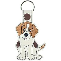 Beagle Dog Key Fob or Luggage Tag