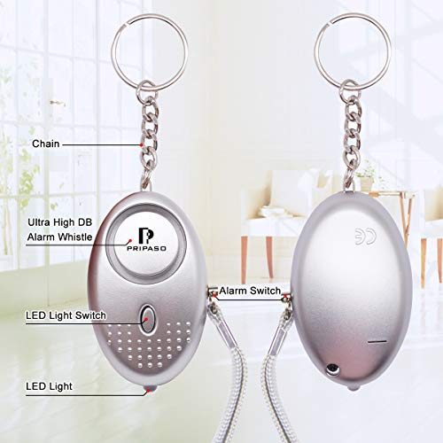 5 Personal+Keychain+Women+140db+Emergency+Defense