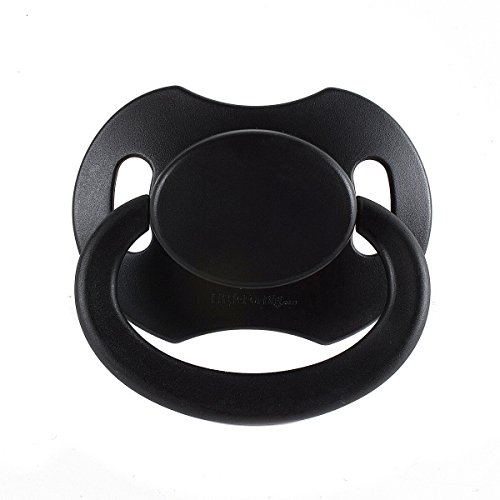 Littleforbig Bigshield GEN 2 Adult Sized Pacifier Dummy Bigshield 3 PACI PACK - Black,White,Green