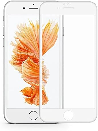 Iphone 7 Plus Screen Protector Glass, [2 Pack] Iphone 7 Plus Tempered Glass Screen Protector Full Coverage Screen Protector [9H Hardness] Anti-Scratch 3D Edge Screen Protector [Not Glass] (white)