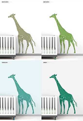 Cornet Giraffe Baby Nursery Wall Decal by LittleLion Studio