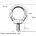Eowpower 10 Pieces M6 Male Thread Machinery Shoulder Lifting Ring Eye Bolts