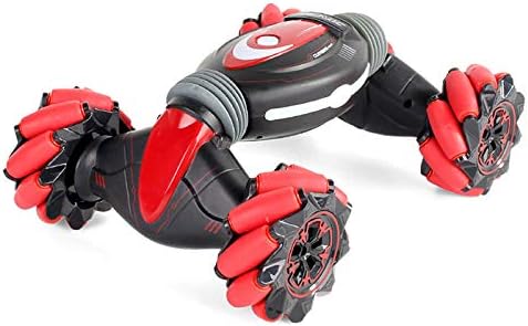 Thethan 360 Degree Rotating RC Cars Christmas Stunt RC Car Gesture Sensing Twisting Vehicle Drift Car Driving Toy Gifts (Red -Upgrade)