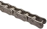 HKK RH040R1A ANSI 40H Single Strand Heavy Series Roller Chain, Riveted, 1/2" Pitch, 0.312" Roller Diameter, 5/16" Roller Width, 10 Foot Length