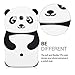 kwmobile Panda Black/White Silicone Case Compatible with Samsung Galaxy S3 / S3 Neo - Soft Silicone Gel Protective Cover with Cute Design