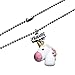 Pibupibu BFF Necklace Friend Necklace for 2 Girls Best Friends Forever Resin Pendant BFF Tags Necklace Gift Set (2-Unicorn)