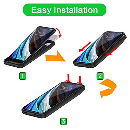 Battery Case for iPhone 12 Mini, 6000mAh UltraSlim Portable Charger