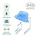 JAN & JUL UV Protection Toddler Water Hat Girl, Foldable, Quick Dry (L: 2-5T, Tulip)