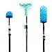 EVERSPROUT Duster 3-Pack | Hand-packaged Cobweb Duster, Microfiber Feather Duster, Flexible Microfiber Ceiling & Fan Duster | Twists onto Standard 3/4