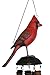 Cohasset Gifts 175CA Cohasset Cardinal Bamboo Wind Chime, Hand Painted Red