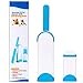 LAYSHE Pet Hair Remover Brush-Lint Brush/Remover-Dog & Cat Hair Remover with Self-Cleaning Base - Efficient Double Sided Animal Hair Removal Tool - Perfect for Clothing, Furniture, Couch, Carpet