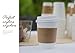 Maison Maison Hot Coffee Paper Cups With Lids - 120 MEGA Pack includes 12 Oz Disposable Cups, Snap Tight Leakproof Lids, Sleeves & Stirrers, Perfect for your Morning Coffee, Coffee Bar & Office!