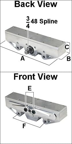 Pacific Customs Wide Gear Center Load Rack and Pinion for A-Arm Front Suspension - Sandrail, Dune Buggy