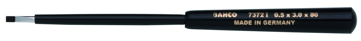 Bahco 7372I-2-63 Electronic-Slotted Screwdriver, Multi-Colour, 143 mm 0.4 x 2.0 x 63 mm