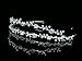 Double Band Vine Berry Flower Bridal Wedding Headband Tiara - Clear Crystals Silver Plating