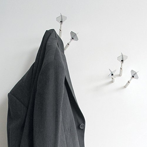 SUCK UK Dart Coat Hooks Home & Kitchen, Storage & Organization