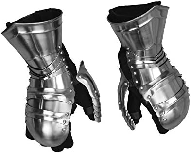 Clamshell Gauntlets - 16 Gauge Steel