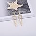 LILIE&WHITE Women Geometric Triangle Shape Drop Earrings Gold
