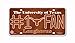 NCAA Texas Longhorns #1 Fan Metal License Plate Tag