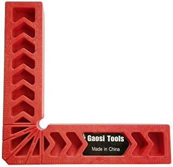 Gaosi Tools Positioning Squares. Clamp-It Assembly Square with Red Color (6")