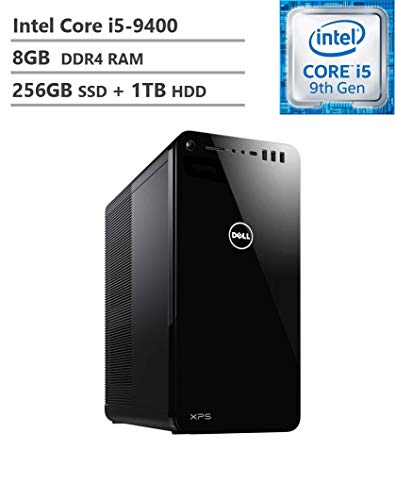 2019 Dell Flagship XPS 8930 Tower Desktop, Intel Core i5-9400 2.90GHz, GeForce GTX 1660 6GB GDDR5, 8GB RAM, 256GB SSD + 1TB HDD, 802.11ac + Bluetooth, HDMI, DisplayPort, VGA, Win10