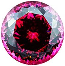 Alone Moon Round Whtie Loose Cubic Zirconia Giant diamond big loose gemstones 30mm-100mm (Pink-70mm)