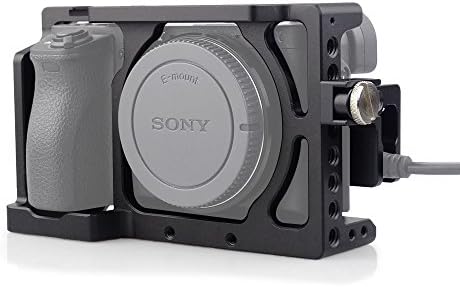 ACCSTORE Camera Cage Stabilizer with HDMI Cable Clamp for Sony A6000/A6300/A6500/ILCE-6300/ILCE-6500/NEX7 DSLR Camera Cage Kit