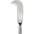 HARFINGTON 9 Inch Brush Clearing Sickle with Stainless Steel Machete Blade, Billhook Machete Knife for Gardening, Camping, Land Management, Outdoor