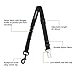 WENFENG Pet Dog Seat Belt, Adjustable Safety Leads Vehicle Pet Dog Cat Car Seatbelt Harness, with Shock Attenuation Elastic Nylon Bungee Buffer, Pack of 2