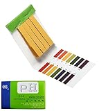80x Test Premium Popular pH Tester Strips Sensitive Results 1-14 Paper Scale Urine & Saliva with Color Chart