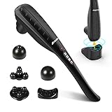 Arealer Handheld Massager, Deep Tissue Percussion Massage with 5 Modes & 5 Speeds, Cordless Protable Design for Muscles, Neck, Back, Leg, Calf, Foot Pain Relief, Relaxation in Car Home & Office