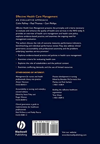 Effective Health Care Management: An Evaluative Approach - Thumbnail 2