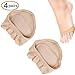 LOHOME Forefoot Pads, Women’s High-heeled Fore Foot Cushion Sole Protectors Toe Caps Covers Pads Toe Separating Socks – Skin Color (4 Pairs)