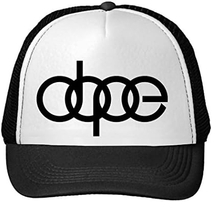 YoRop Audi Dope Logo Cap Men Women Adjustable Black Trucker Snapback Hat