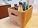 SplashSoup Bamboo Organizer, Bathroom Cosmetic Counter Storage, Picnic Condiment, Kitchen Pantry Box, Grill Utensil Spice Holder