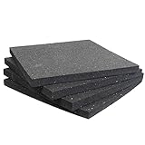 EKON 4-Pack RV Leveling Rubber Pads 12x12x.75