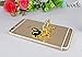 IYOYI Animal Phone Ring Holder 360 Degree Rotation Cute Phone Ring Kickstand Universal Grip Finger Stand for iPhone Samsung Smartphone (Metal Dog - Rose Black)