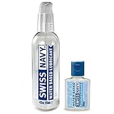 SWISS NAVY Premium Water Based Lubricant (4oz) PLUS FREE 20ml Bottle