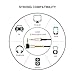 HOCO UPA02 AUX Male to Male Audio Cable With Microphone 6.5ft 3.5mm Jack Gold Plated Cord With Spring Connector 90 degree 