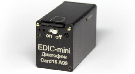 Professional digital voice recorder Edic-mini Card 16 A99