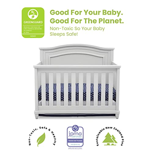 Simmons Kids Belmont Allin One 4in1 Convertible Crib and Rail Kit