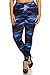 Leggings Depot NEW ARRIVALS Women's Printed Plus Fashion Leggings 3X-4X B2 (Galaxy)