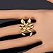U7 Snake Earrings 18K Gold Plated CZ Eye Serpent Stud Earrings Gothic Punk Animal Drop Earrings