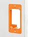 Cmple - Low Voltage Mounting Bracket 1 Gang Multipurpose Drywall Mounting Wall Plate Bracket – Single Gang