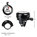 DUNCHATY Black Bike Bell - I Love My Bike Bell - Loud Aluminum Bike Horn Ring Mini Bike Accessories for Adults Men Women Kids Girls Boys Bikes