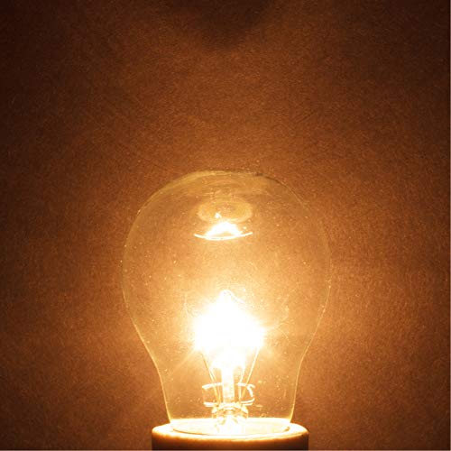 Simba Lighting Appliance Light Bulb A15 25W (6 Pack) Incandescent Mini-Standard Shape with E26 Standard Medium Screw Base for Refrigerators, Ovens, 110V 120V 130V, Dimmable, 2700K Warm White