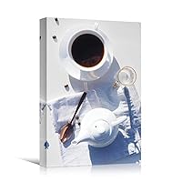 Canvas Wall Art Coffee Cup Coffee Drinks Farmhouse/Country Kitchen Multicolor Photography Urban - 12x18 inches