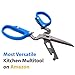Vanguard Home & Kitchen Shears - Ultra Sharp Heavy Duty Kitchen Scissors and Versatile Multi Tool with 8 Different Features